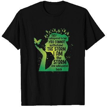 Discover Green Awareness Butterfly Mental Health T Shirts