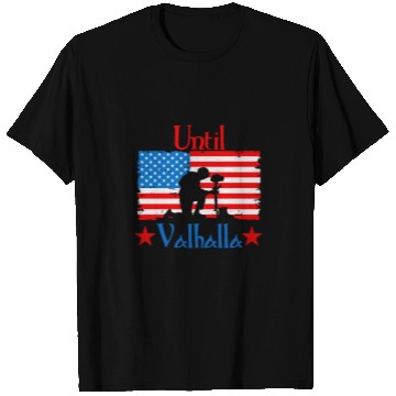 Discover Until Valhalla - Us Flag T Shirts