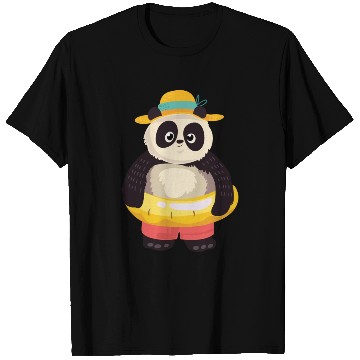 Discover A Panda With A Floater T Shirts
