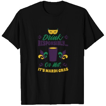 Discover Mardi Gras Carnival Beer Drinking Parade Party T Shirts