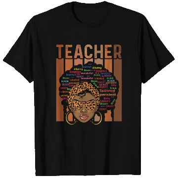 Discover Black Smart Teacher Afro Love Melanin African T Shirts