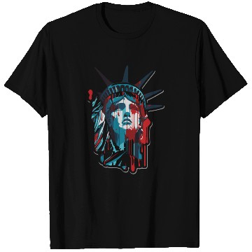 Discover Color Drops Lady Liberty T Shirts