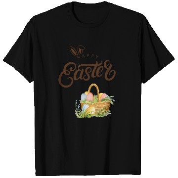 Discover Happy easter sayings egg bunny T Shirts