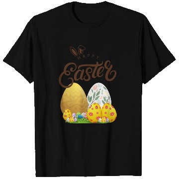 Discover Happy easter sayings egg bunny T Shirts