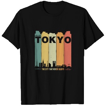 Discover tokyo japan vaporwave rertro vibes aesthetic T Shirts