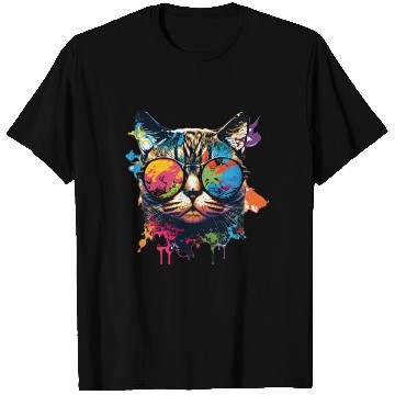 Discover Sunglass Cat T Shirts