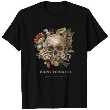 Discover back to skull T Shirts