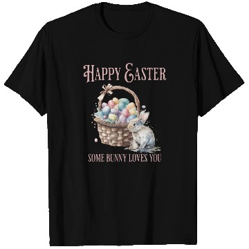 Discover Happy Easter Bunny Colorful watercolor Easter Egg T Shirts