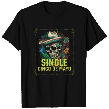 Discover Single Cinco De Mayo Mexican Pride Mexico Country T Shirts