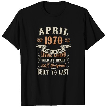 Discover April 1970 Birthday Surprise T Shirts