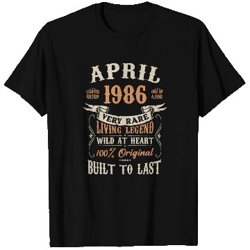 Discover April 1986 Birthday Surprise T Shirts