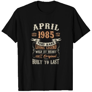 Discover April 1985 Birthday Surprise T Shirts