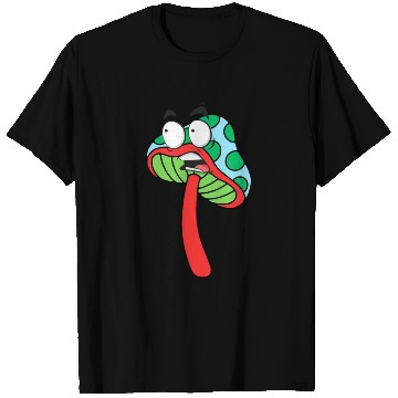 Discover mushroom surprised by someone T Shirts