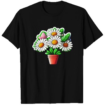 Discover Daisy Flower Sticker T Shirts
