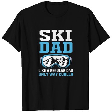 Discover Fathers Day Skiing Ski Dad Skier Goggle For Men T Shirts