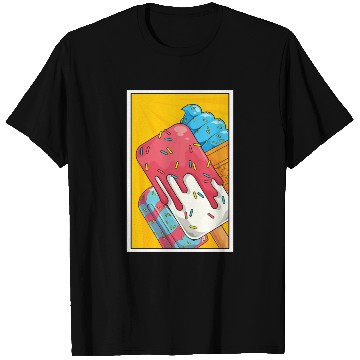 Discover Sweets Lover Foodie Pop Art Dessert Ice Cream T Shirts