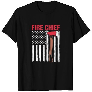 Discover American Flag Patriotic Firefighter Fire Chief T Shirts