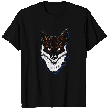 Discover Vector illustration of fox head T Shirts classique