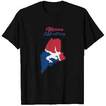 Discover Maine Wrestling T Shirts