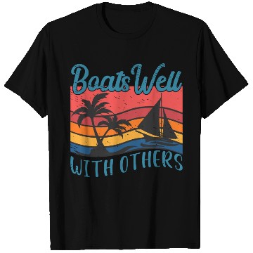 Discover Boating Boat Captains Boating Sailing Cruise Ship T Shirts