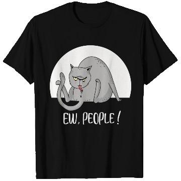 Discover Ew People Funny Fat Lazy Cat T Shirts