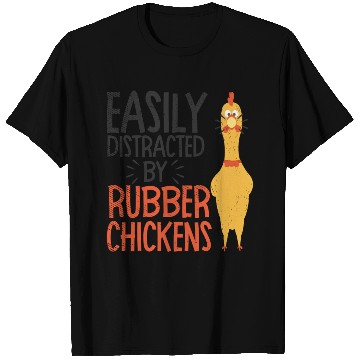 Discover Rubber Chicken Enthusiast Loud Scream Yellow T Shirts