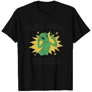 Discover Area 51 Peace Alien Head Martian Space Outsider T Shirts