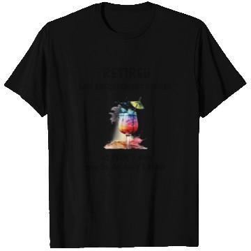 Discover Retired Law Enforcement Officer Vacation Tropical T Shirts