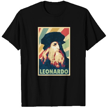 Discover Leonardo Da Vinci Vintage Colors T Shirts
