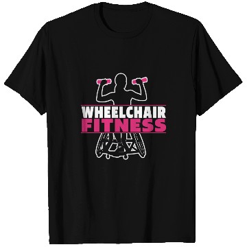 Discover Fitness Workout Gym Wheelchair T Shirts