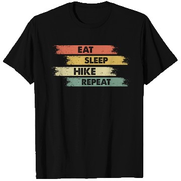 Discover EAT SLEEP HIKING REPEAT T Shirts