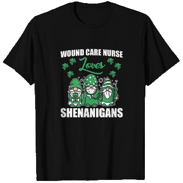Discover Wound Care Nurse Shenanigans St. Patrick's Day T Shirts
