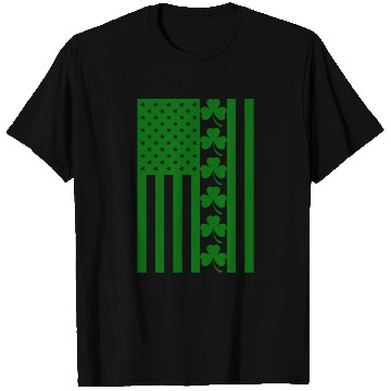 Discover St Patricks Day American Flag T Shirts
