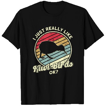 Discover Bird Lover Endangered Species Kiwi Bird T Shirts