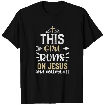 Discover This Girl Runs On Jesus And Full... T Shirts
