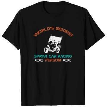 Discover Sprint Car Racing, sprint car, dirt track racers T Shirts
