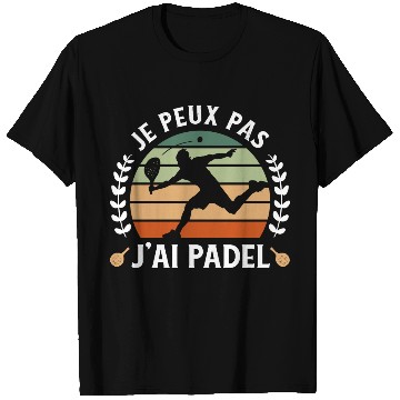 Discover paddle tennis player T Shirts