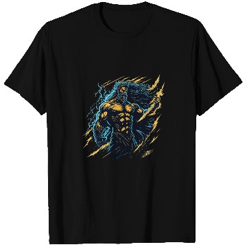 Discover Zeus God of thunder and lightning T Shirts