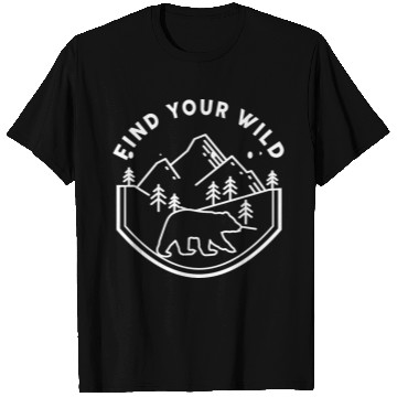 Discover Nature Mountains Adventure Outdoor T Shirts