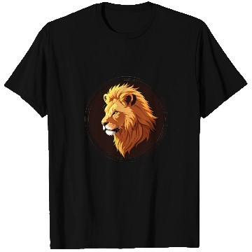 Discover Lion logo T Shirts