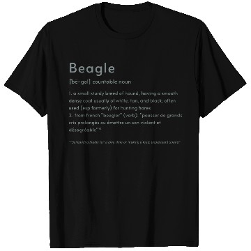 Discover Beagle Definition PTBT T Shirts