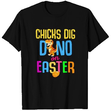 Discover Easter T-rex Dinosaur Rabbit Easter Bunny Holiday T Shirts