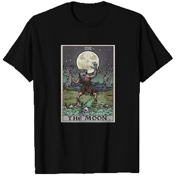 Discover The Moon Terror Tarot Edition by The Ghoulish Garb T Shirts