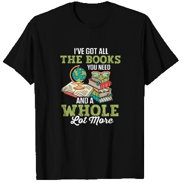 Discover Librarian Bookworm Book Nerd Reading Library T Shirts
