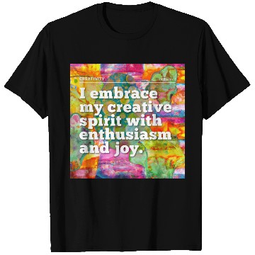 Discover i embrace my creative spirit T Shirts