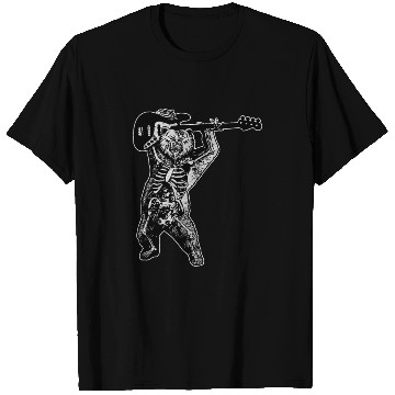 Discover Guitar Bass Bear Zombie T Shirts