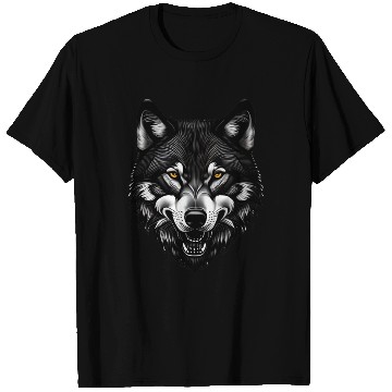 Discover Black Wolf T Shirts