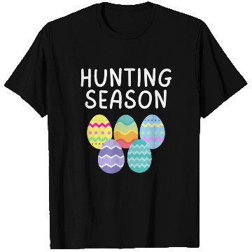 Discover Hunting Season Eggs Funny Easter Day 2023 Egg Hunt T Shirts