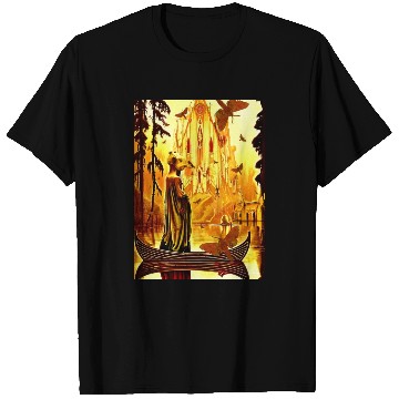 Discover Trippy Demonic Animal Skull Figure On Boat T Shirts