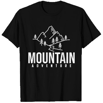 Discover Mountains Nature Adventure Outdoor T Shirts